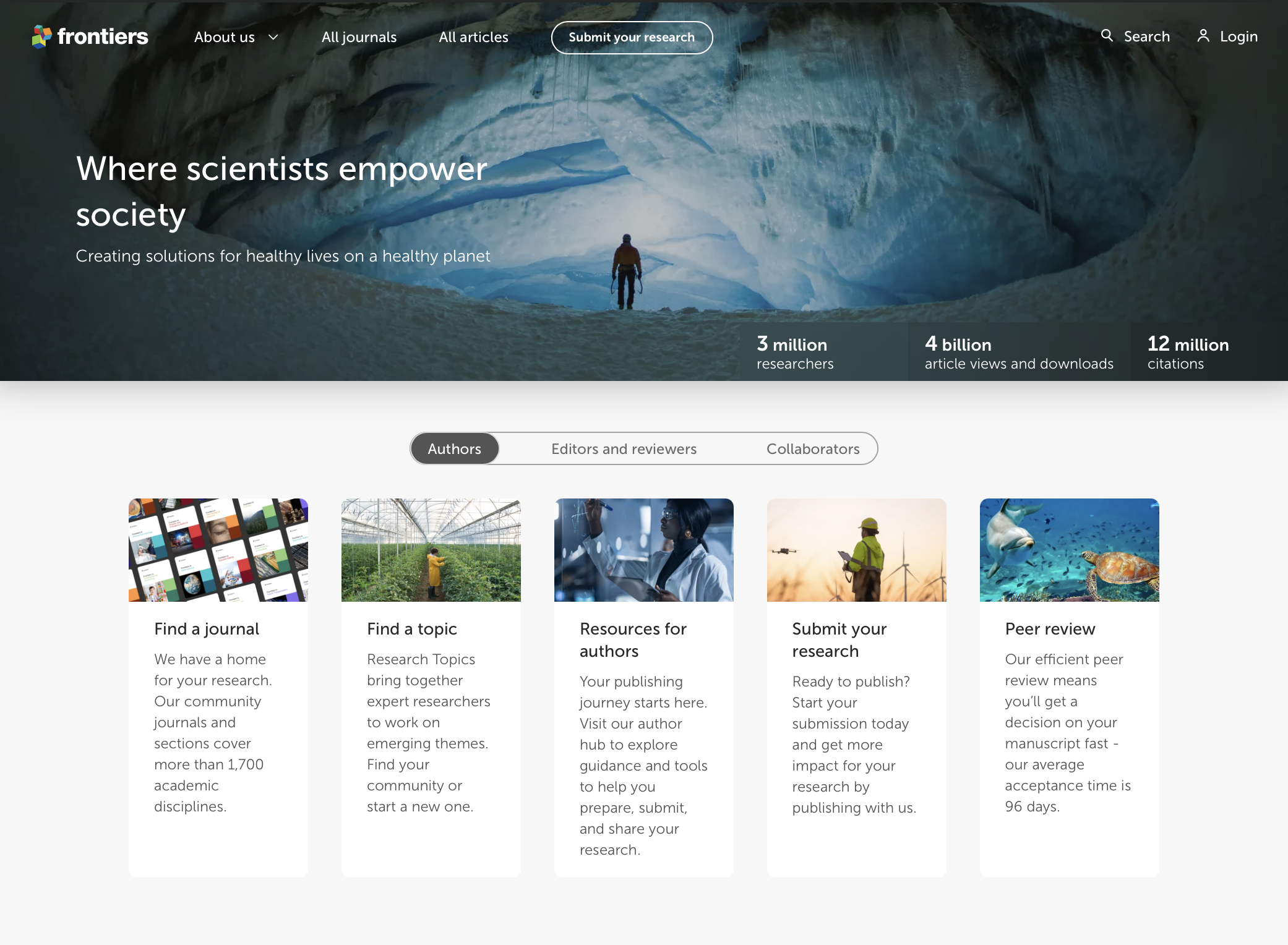 Frontiers - Where scientists empower society